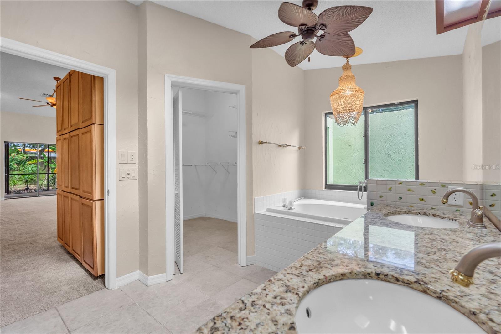 Master Bathroom with walk-in closet.