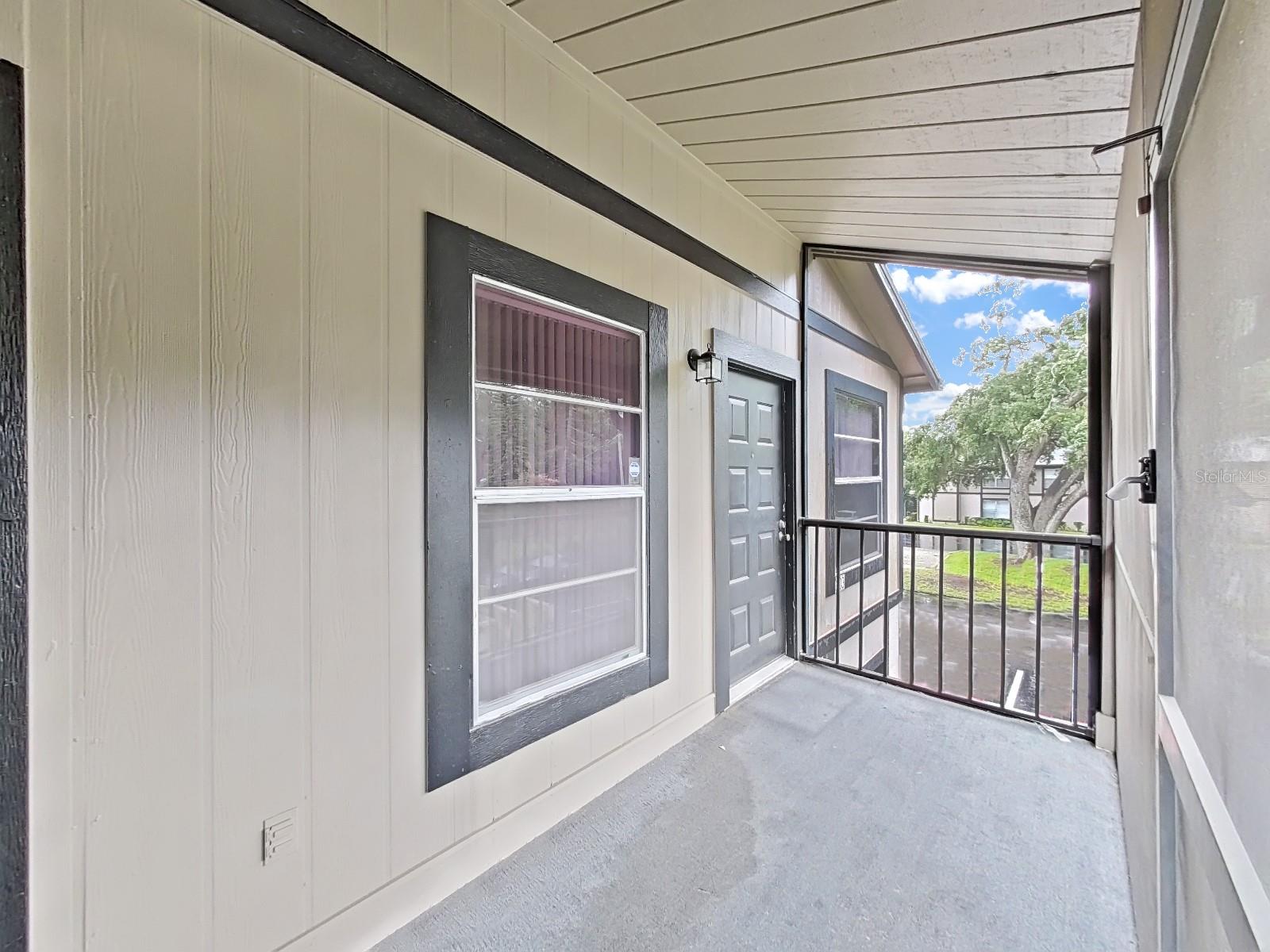 Front Porch showing entry door.