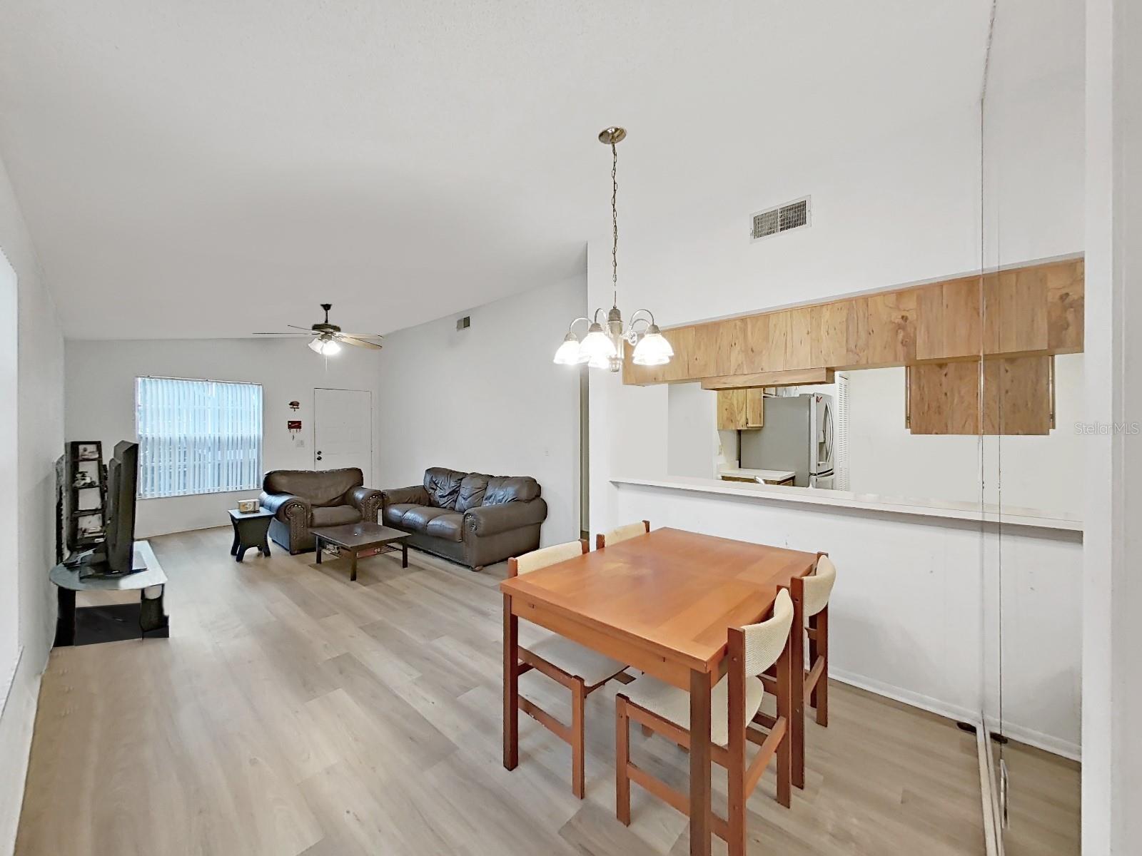 Dinning Room and Living Room.