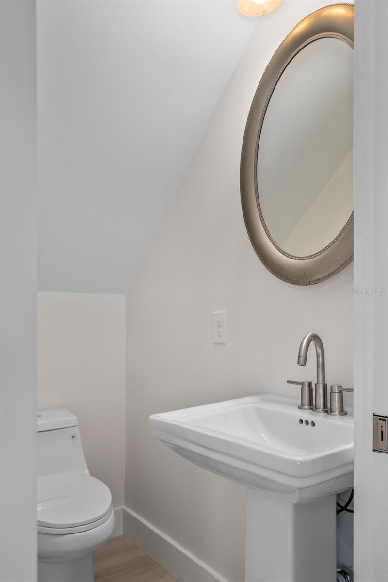 Half bath by kitchen