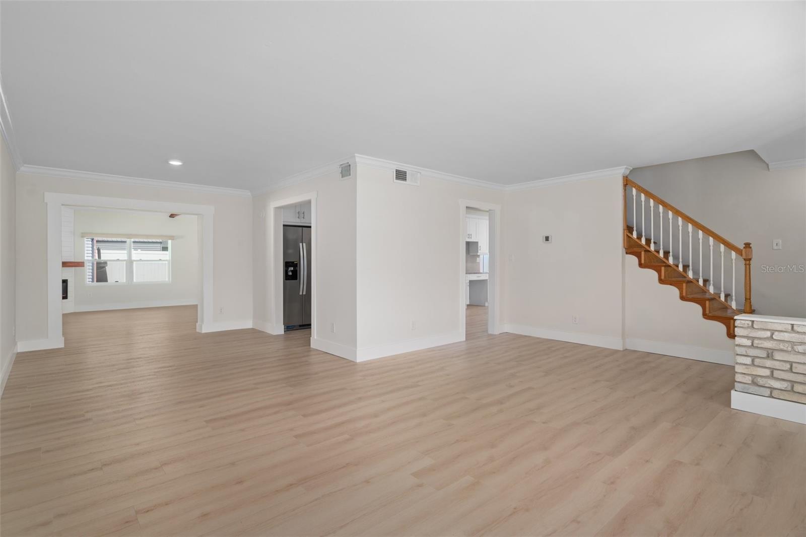 Living and dining room