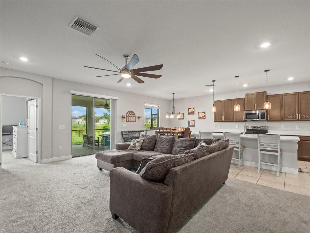 Living Room towards the kitchen area