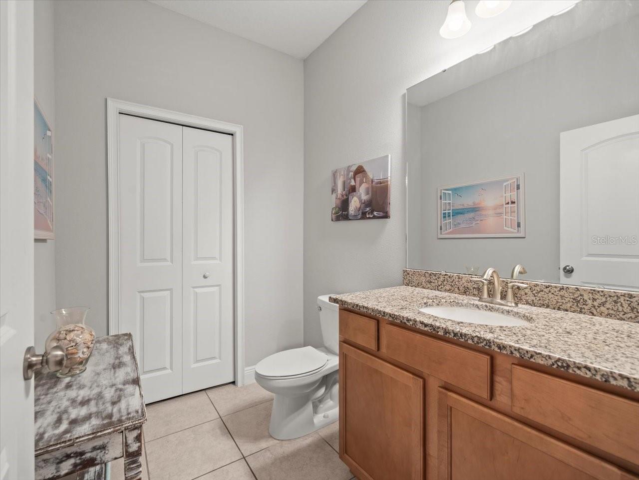 Half Bathroom on the 1st Floor