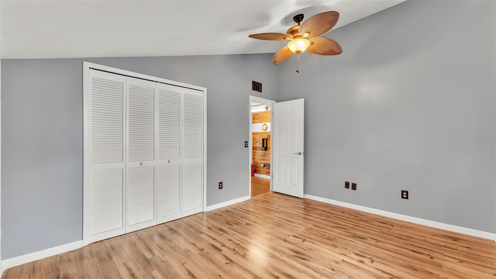 Bedroom #2 with Built in Closet
