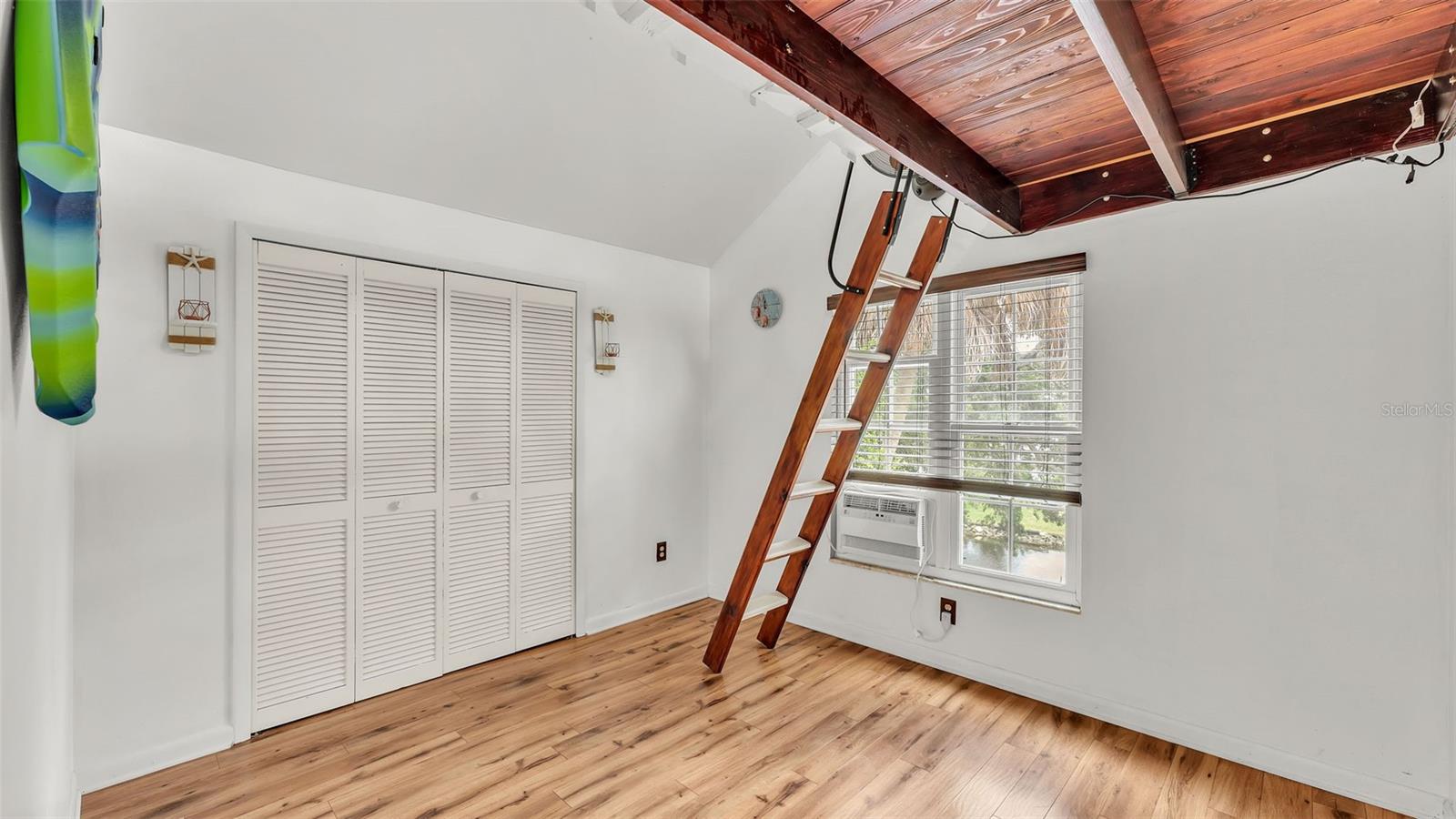 Bedroom #3 with stairs to built in bed ~ Perfect for teens