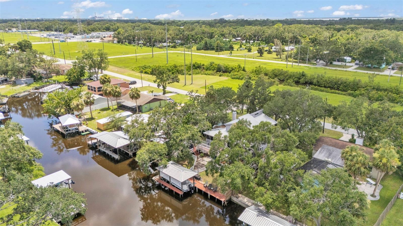 Aerial View of the Alafia River