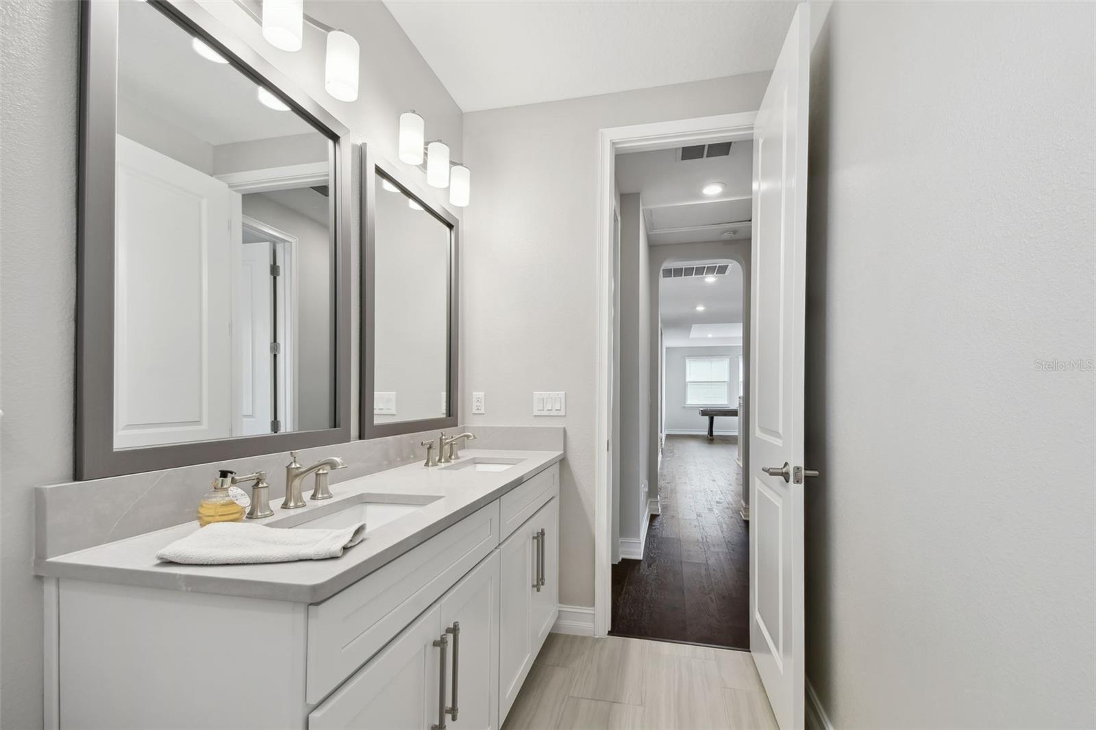 Hall bath