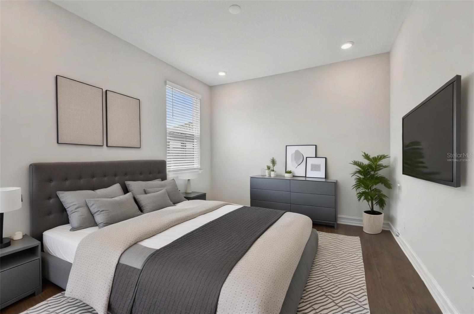 virtually staged bedroom 3