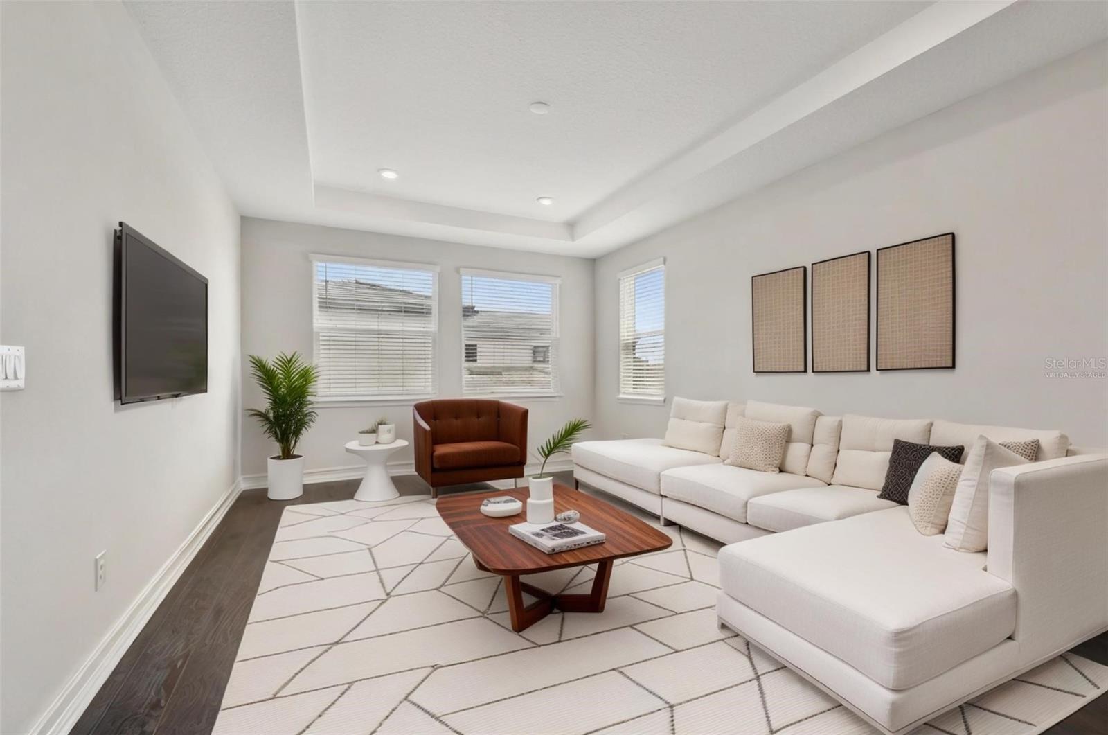 Virtually staged loft