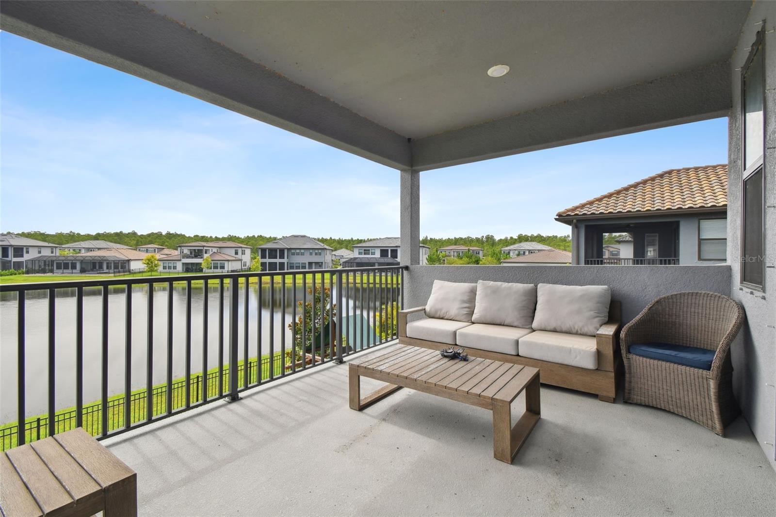 Balcony overlooking the amazing water view