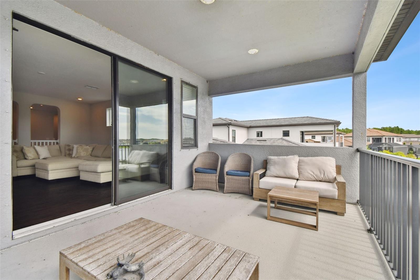 Balcony overlooking the amazing water view
