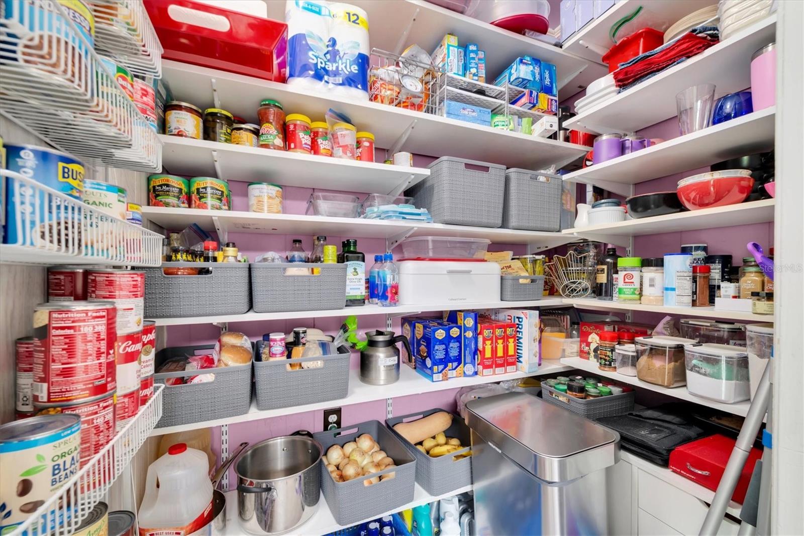 Awesome walk in pantry