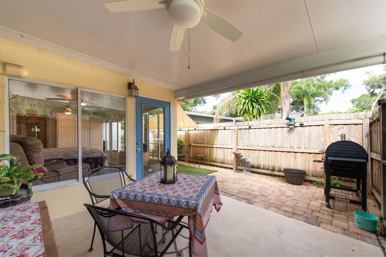 Nice covered porch area