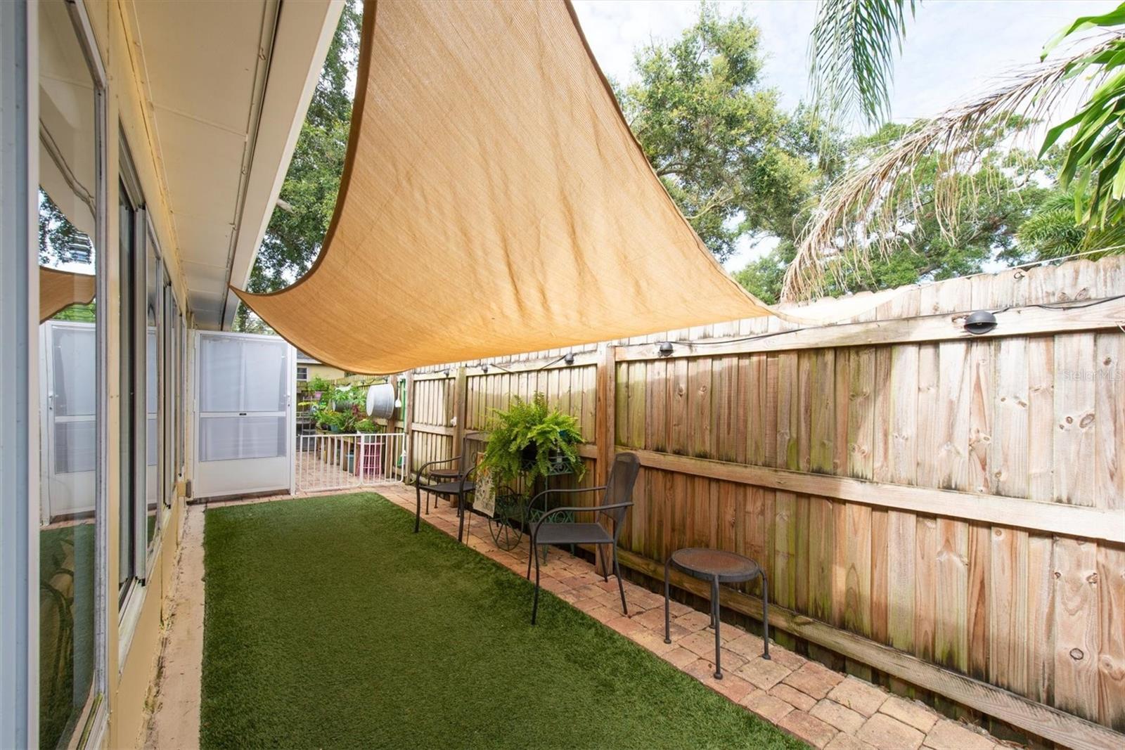 Extra shade for those sunny days