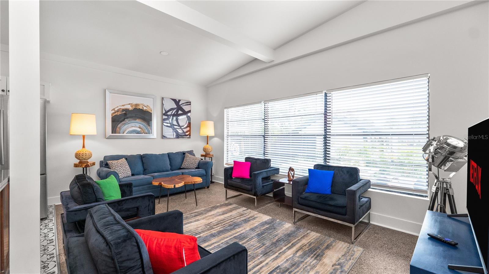 Mid Century Modern Designer Pieces all go with the SALE of the home!