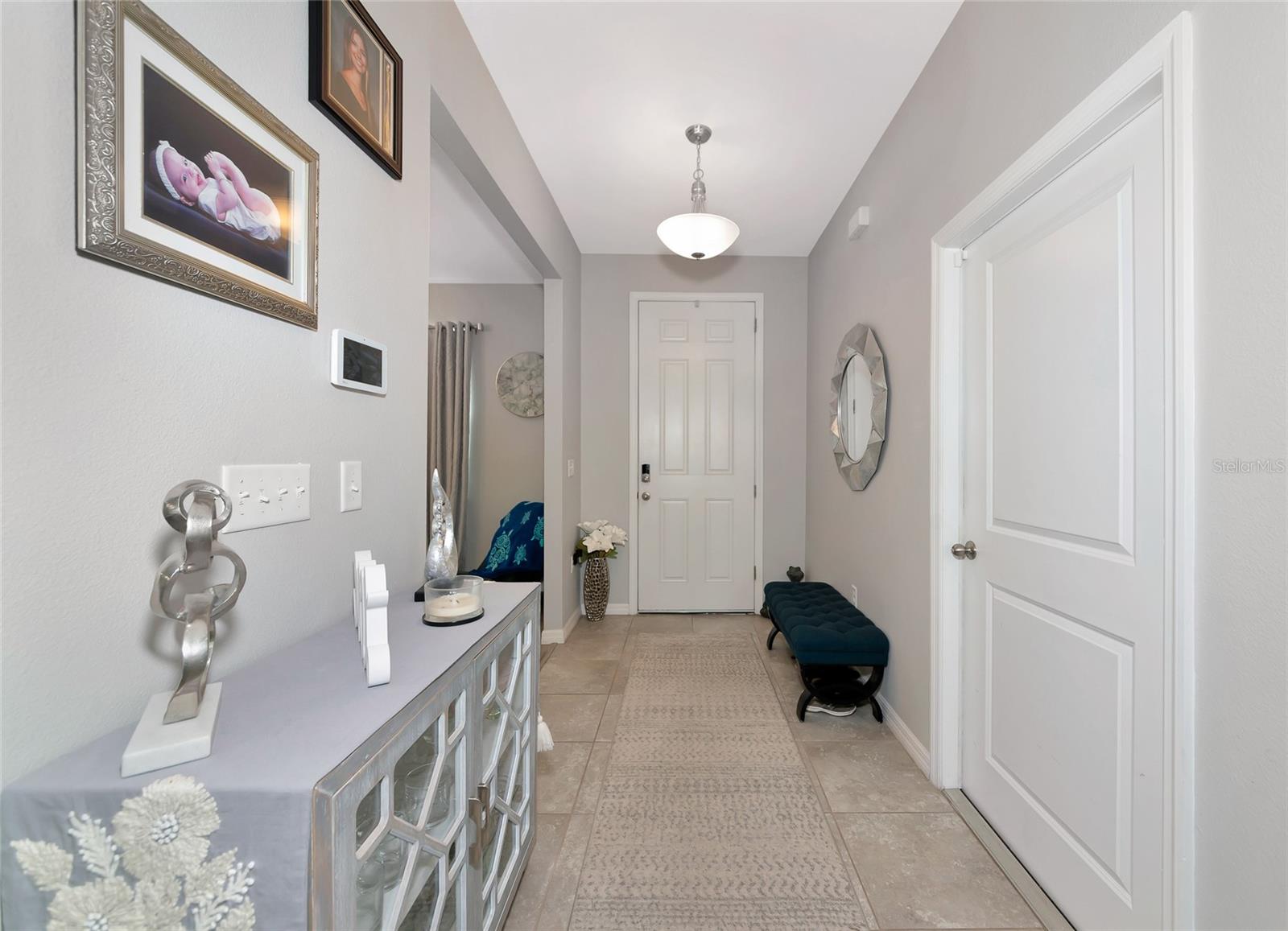 Spacious foyer
