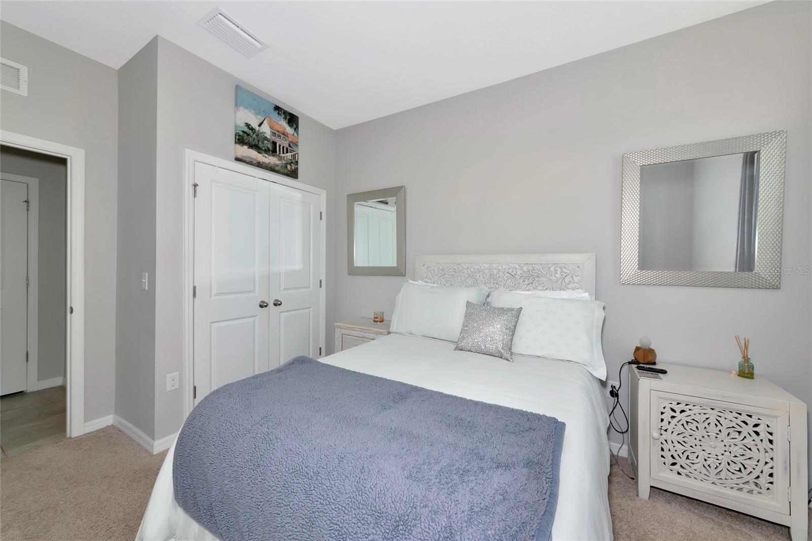 Downstairs bedroom with full bath adjacent
