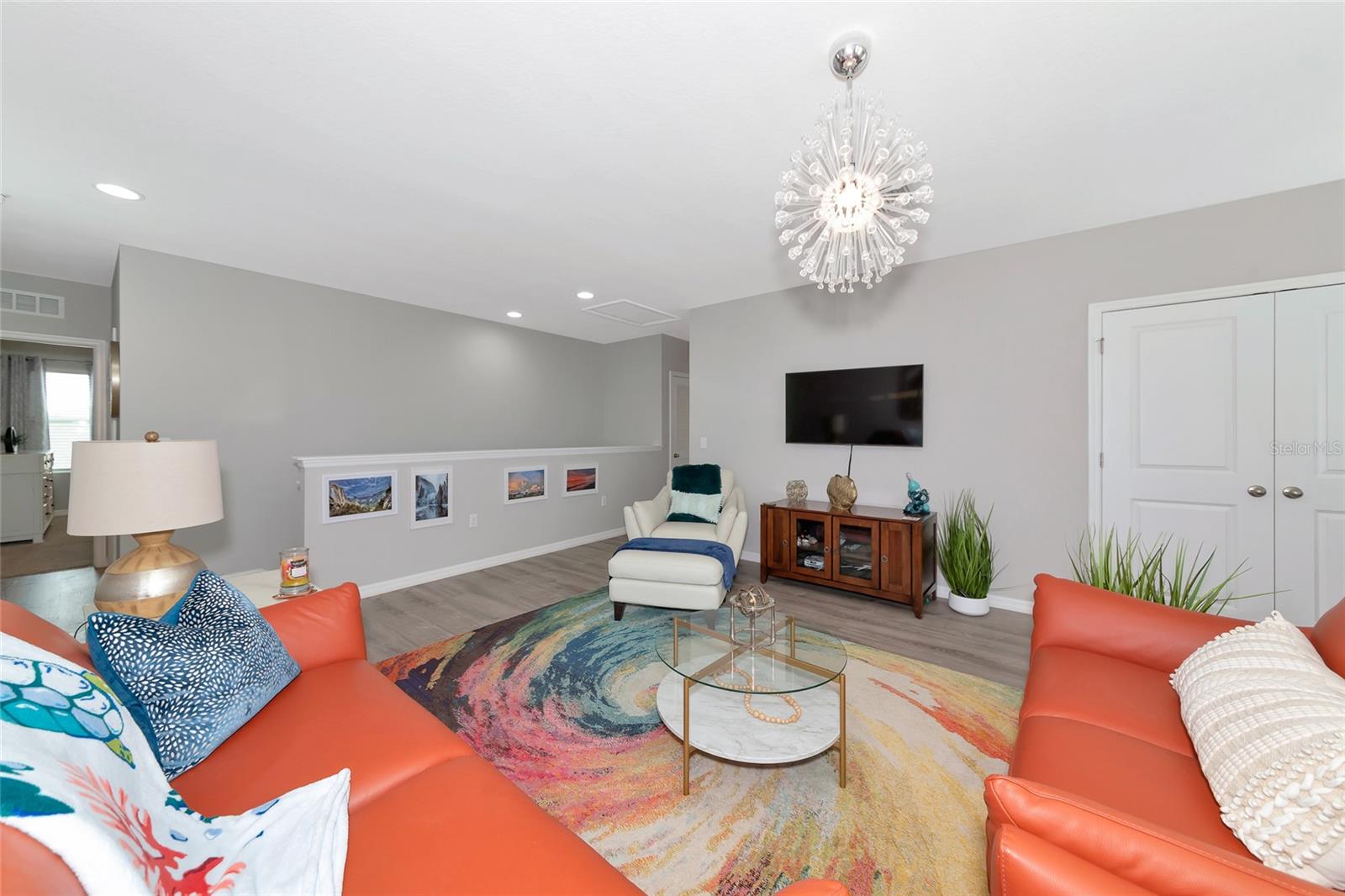 Upstairs family room