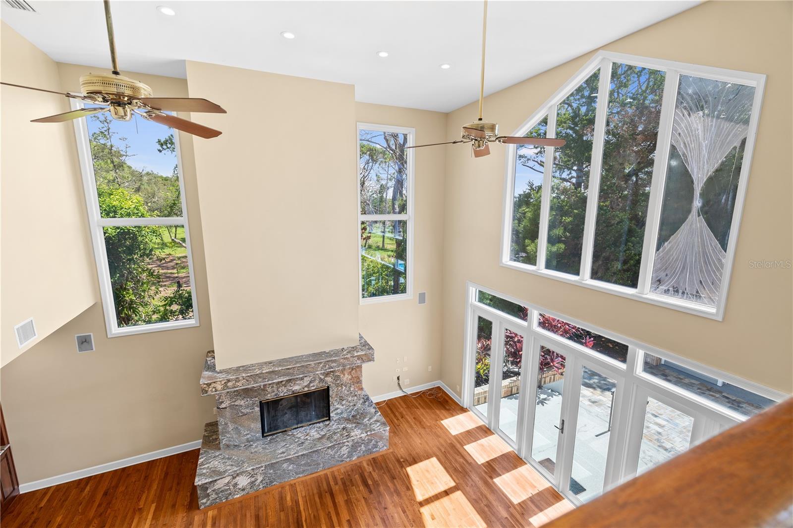 Master Bedroom Overlooking Main Living