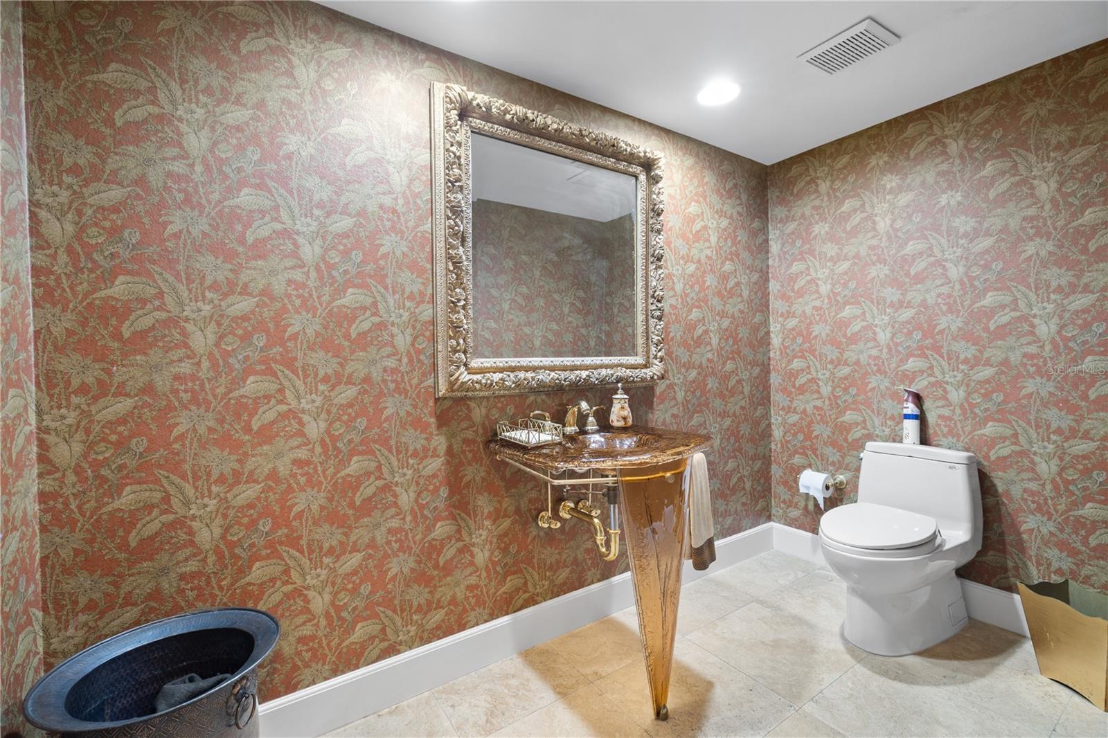 downstairs half bath