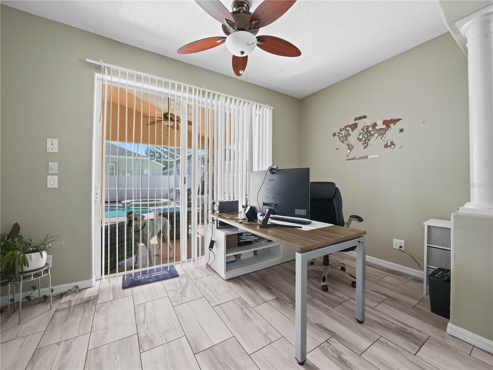 Office or workout room in Main bedroom