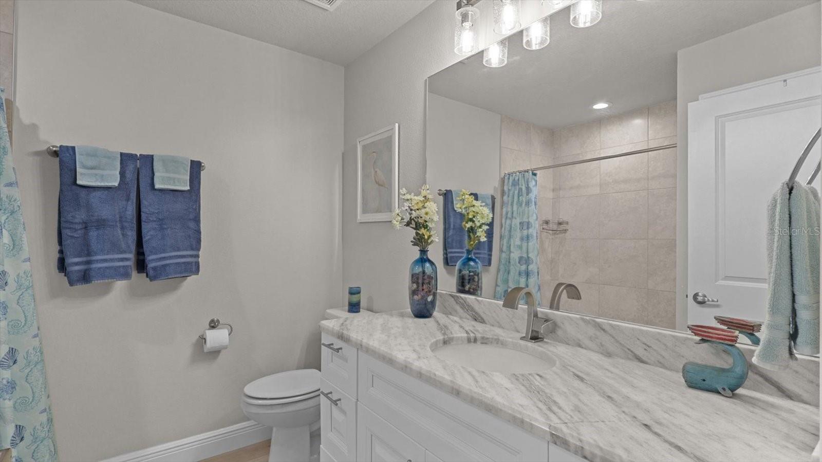 Second floor full bath