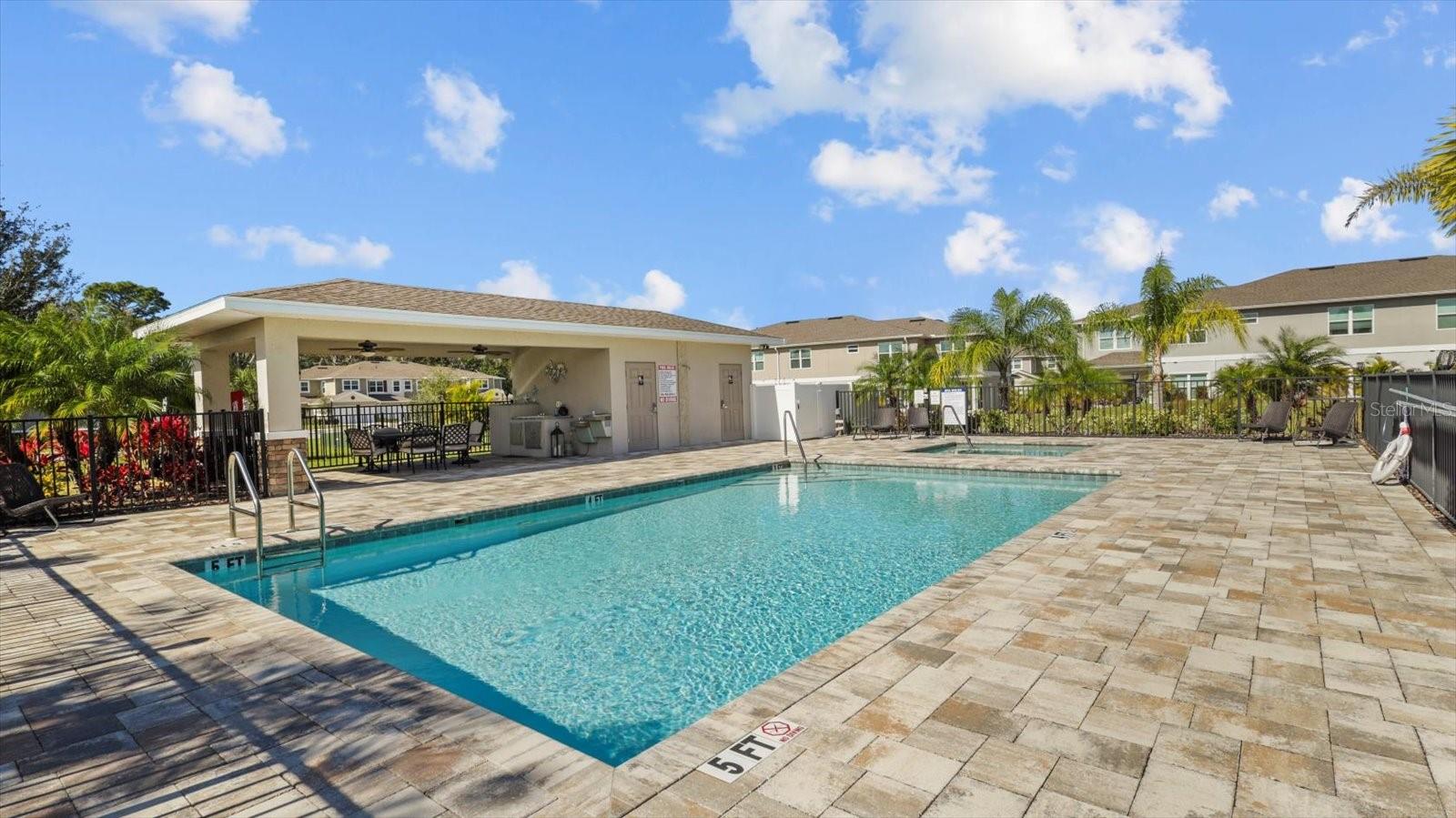 Enjoy the sunshine at the neighborhood pool
