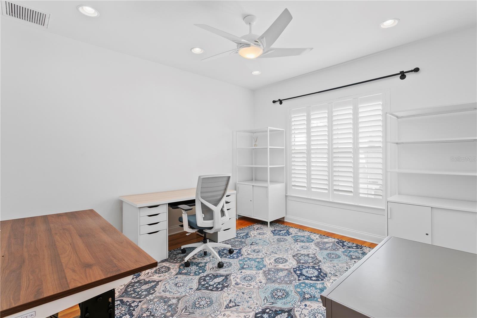 The nicely sized fourth bedroom