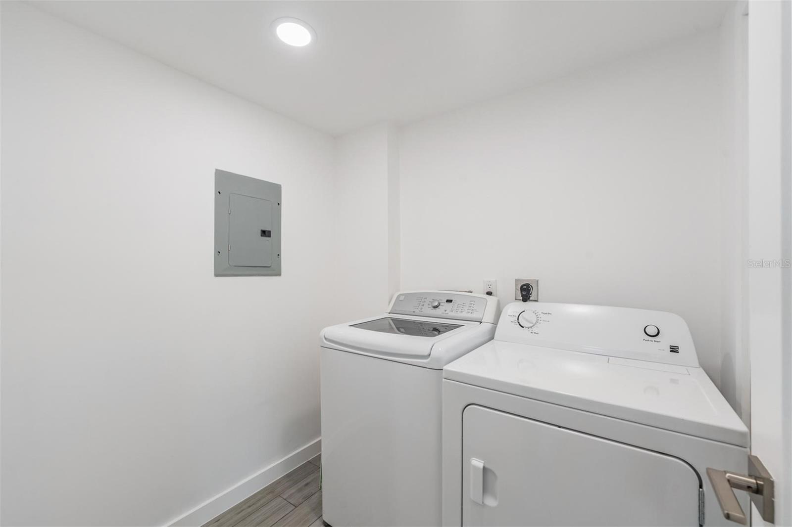Inside laundry room