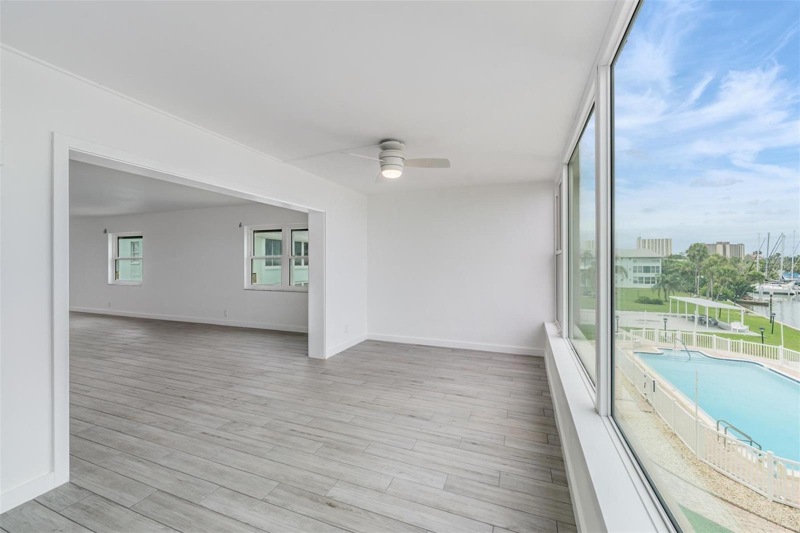 Side view from Florida room