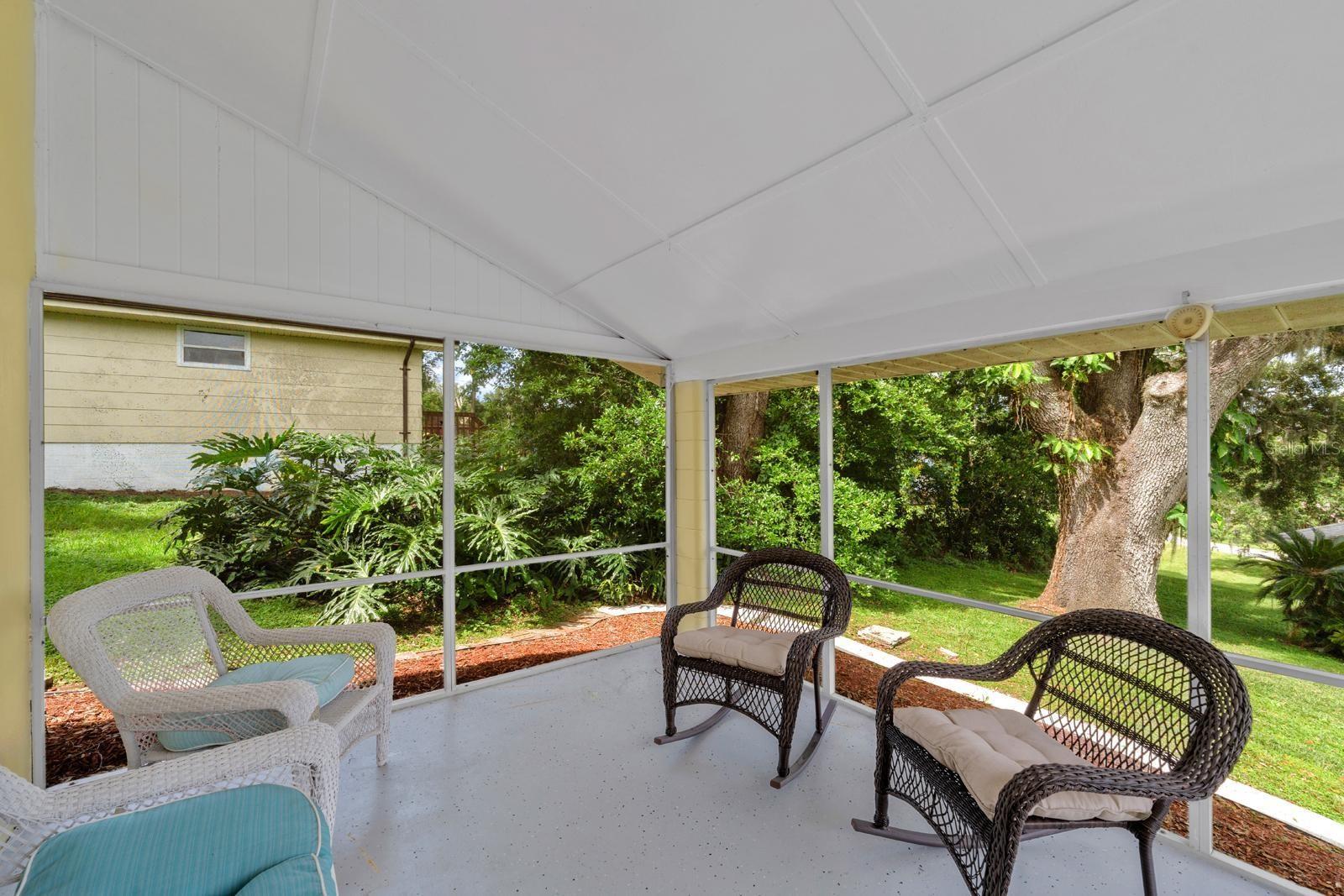 Back patio