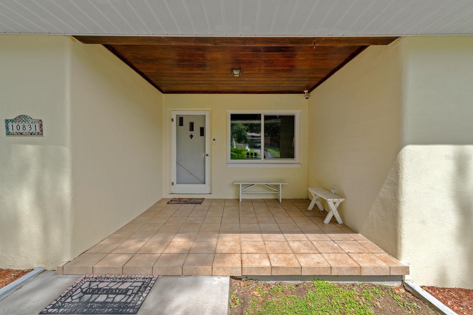 Front patio