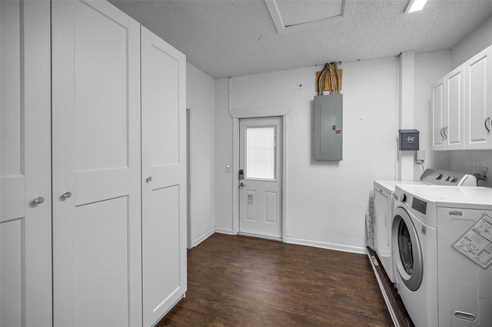 Inside laundry room!