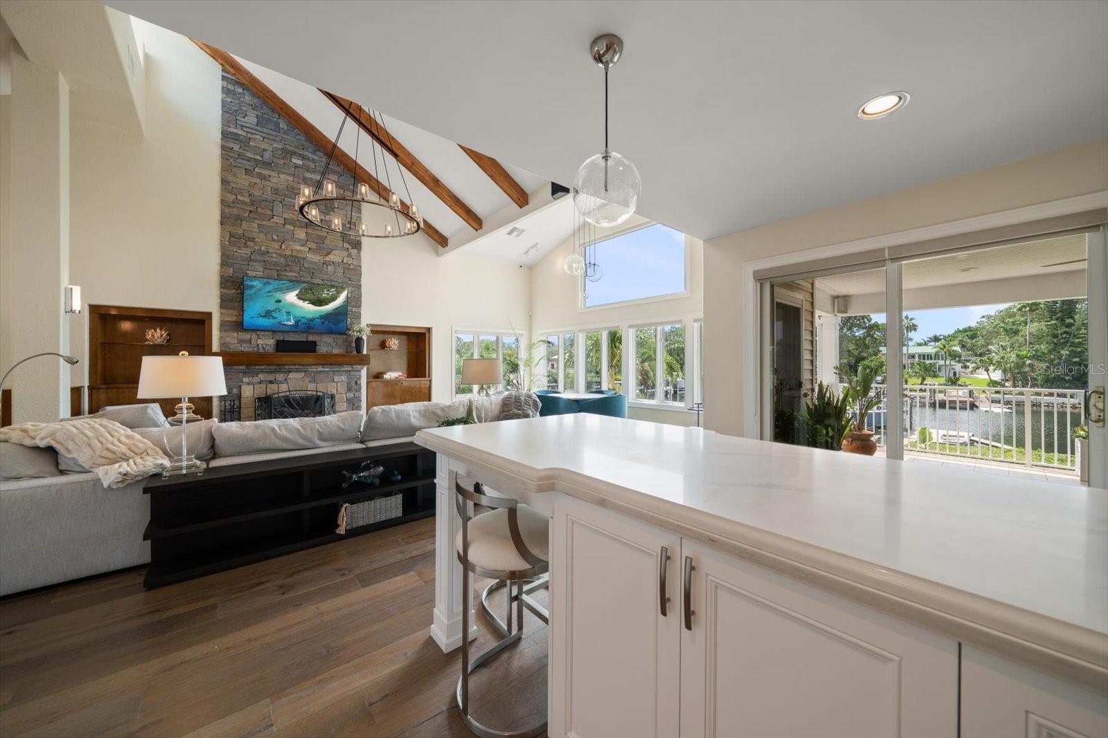 Kitchen & Living Room