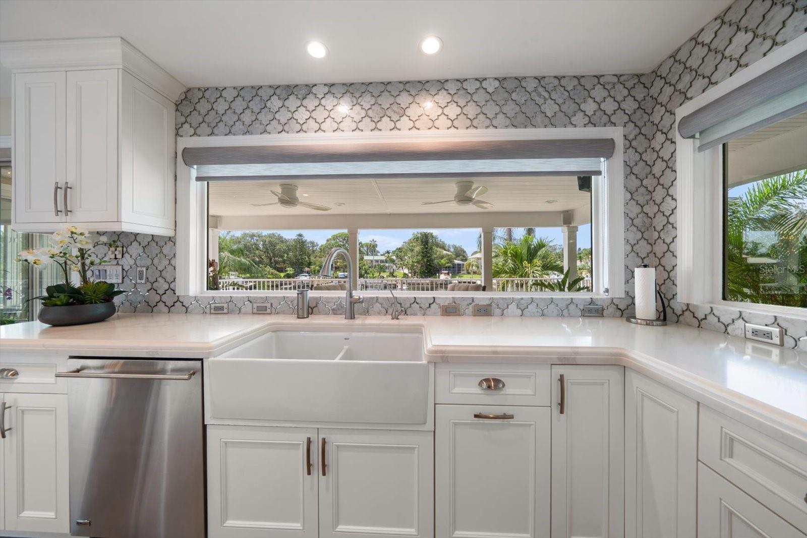 Gourmet Kitchen with Farm Sink
