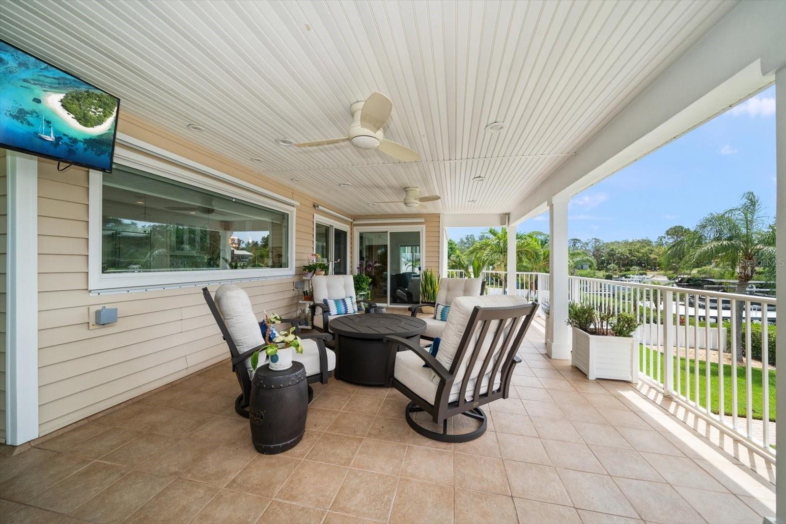 Rear Covered Patio