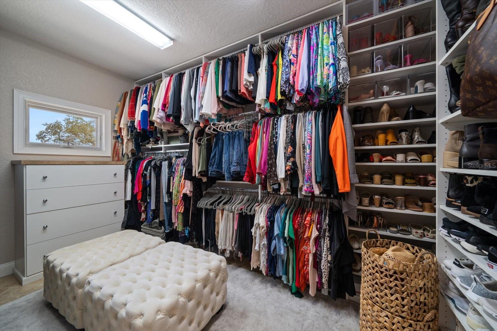Master Walk-in Closet
