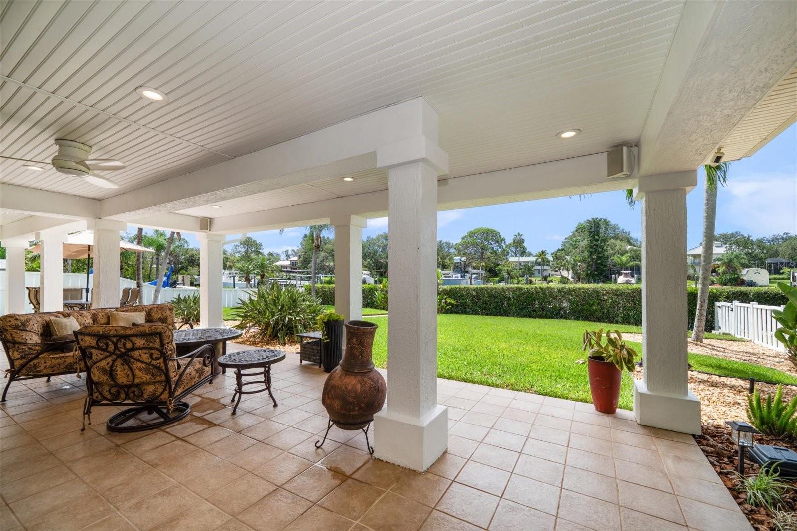 Rear Ground Level Covered Patio