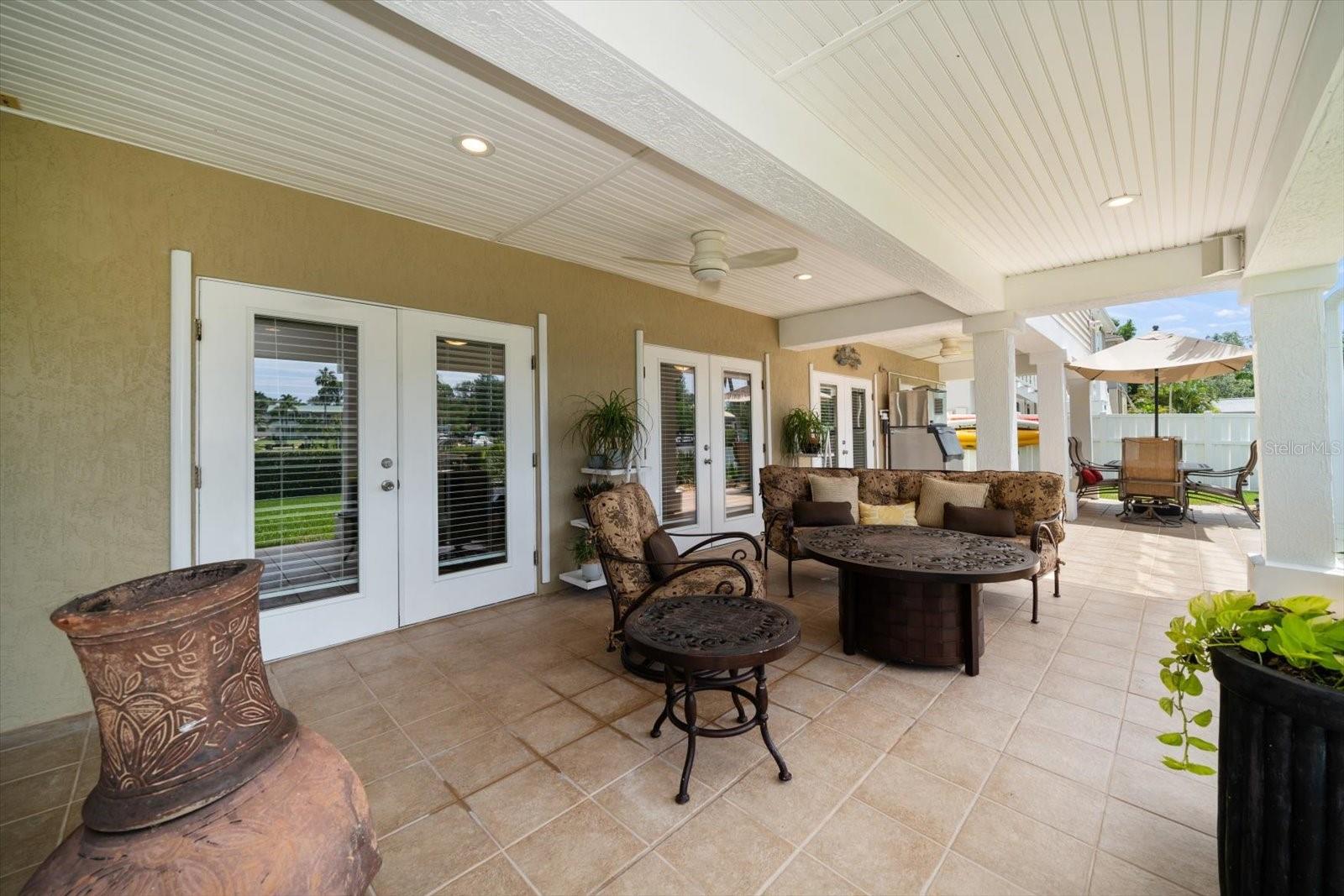 Rear Ground Level Covered Patio
