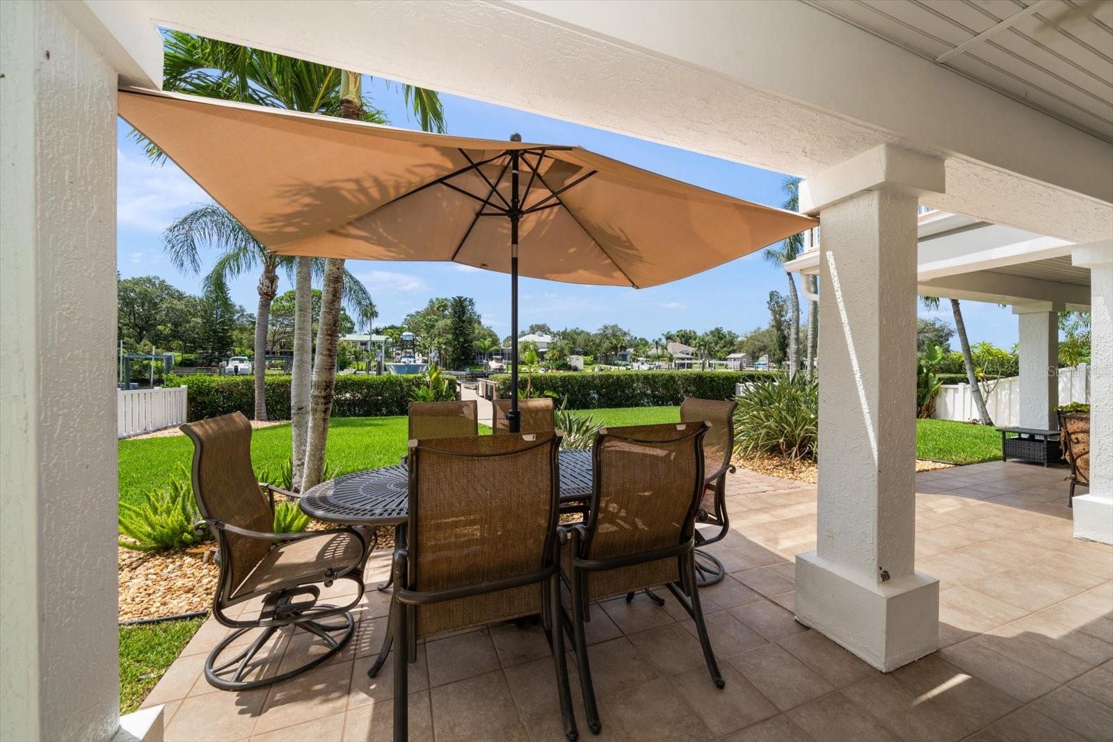 Rear Ground Level Covered Patio