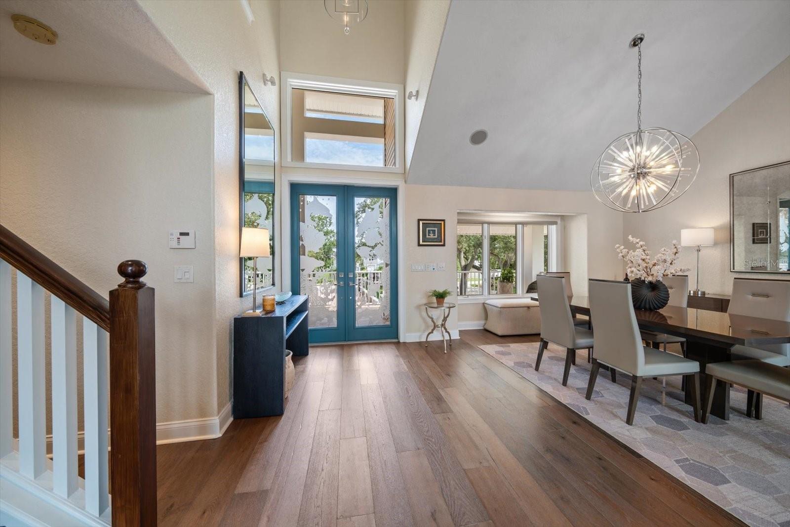 Entryway and Dining Room