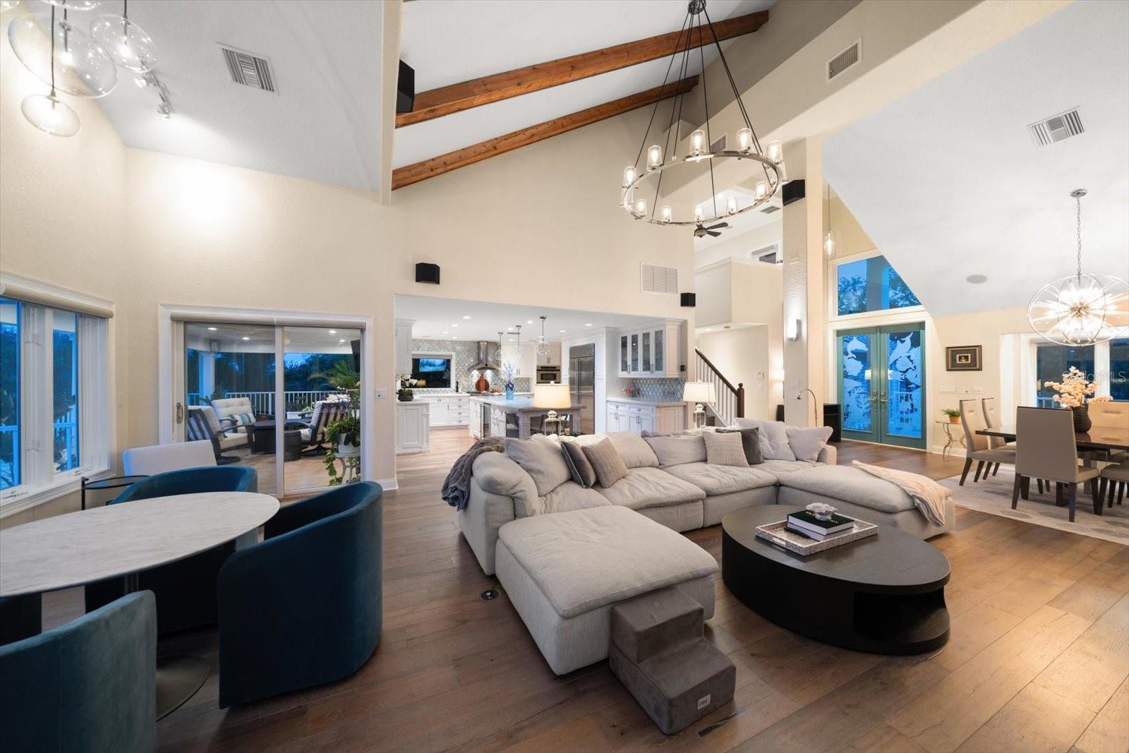 Living Room & Dining Area