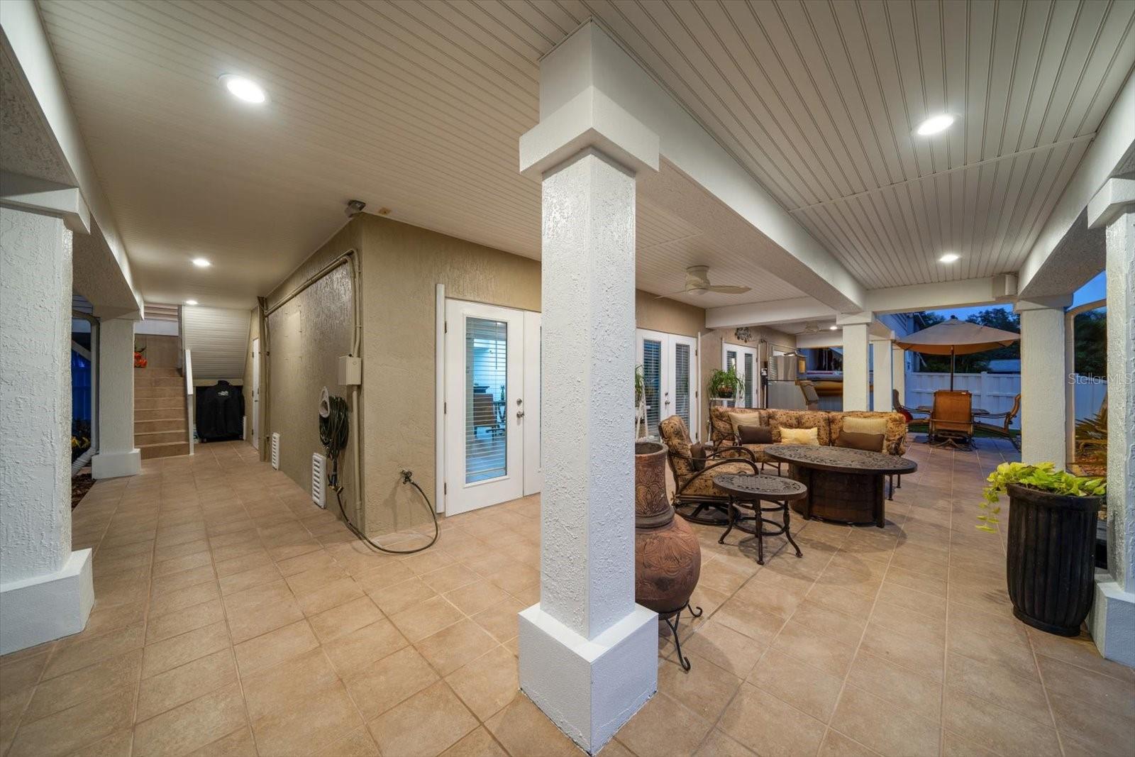 Rear Covered Patio