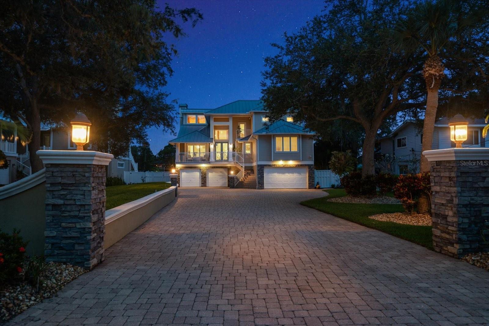 Expansive Driveway