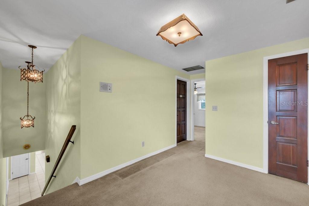 Loft area at top of stairs