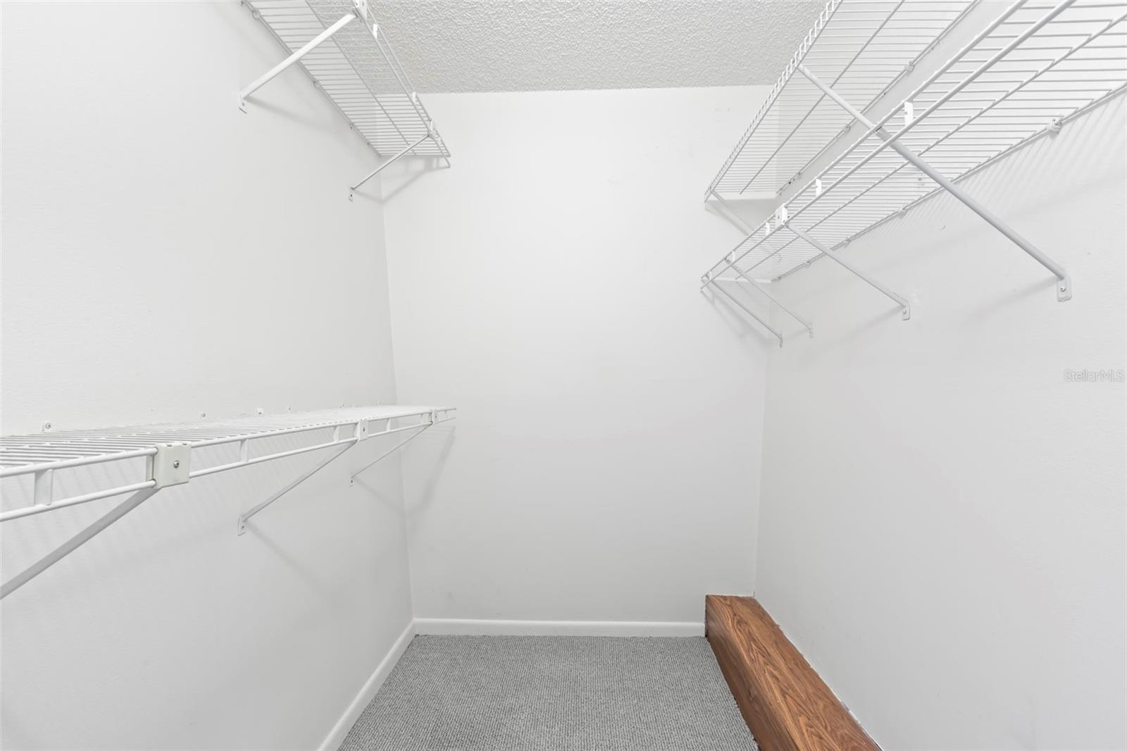 Primary walk in closet