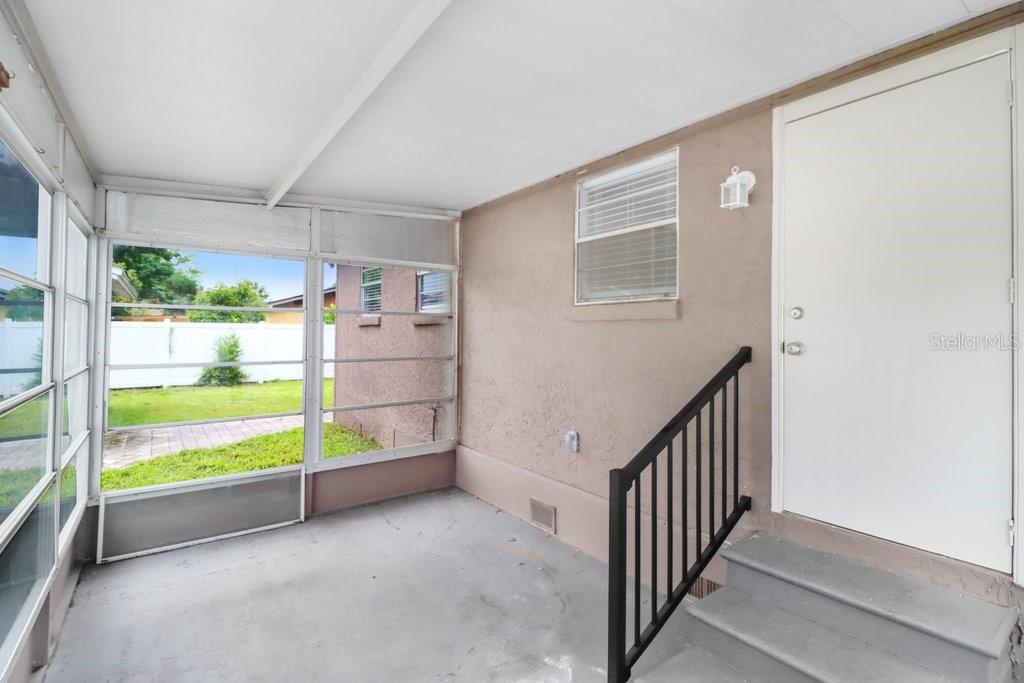 Back Enclosed Porch