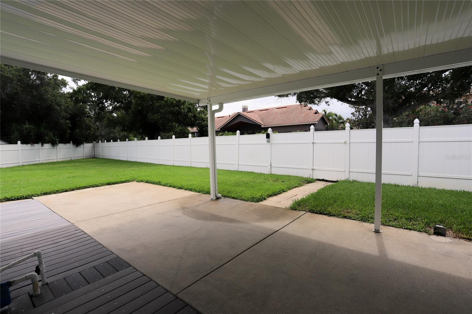 37' x 15' Covered Rear Porch