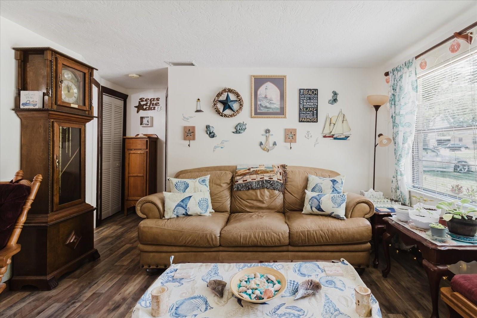 Living Room With New Luxury Vinyl Floors