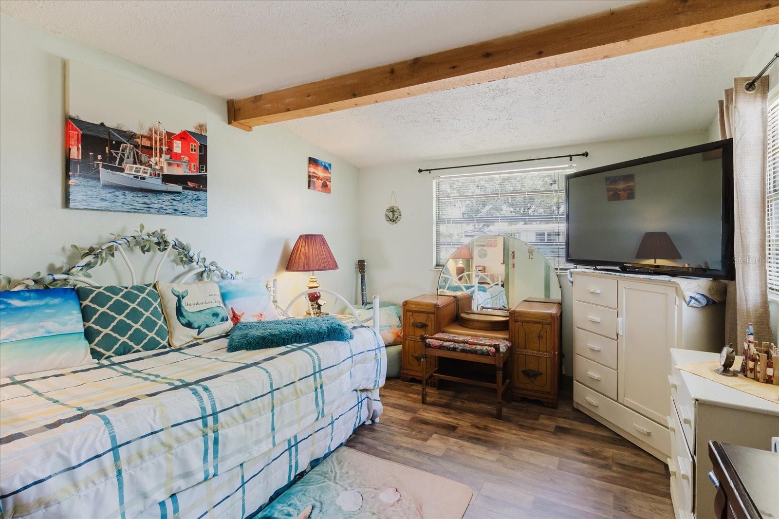Secondary Bedroom With Luxury Vinyl Floors